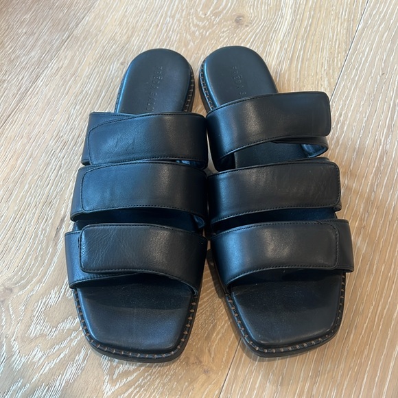 EUC Freda Salvador Velcro 3 strap leather sandals Sz 11 - Picture 5 of 5